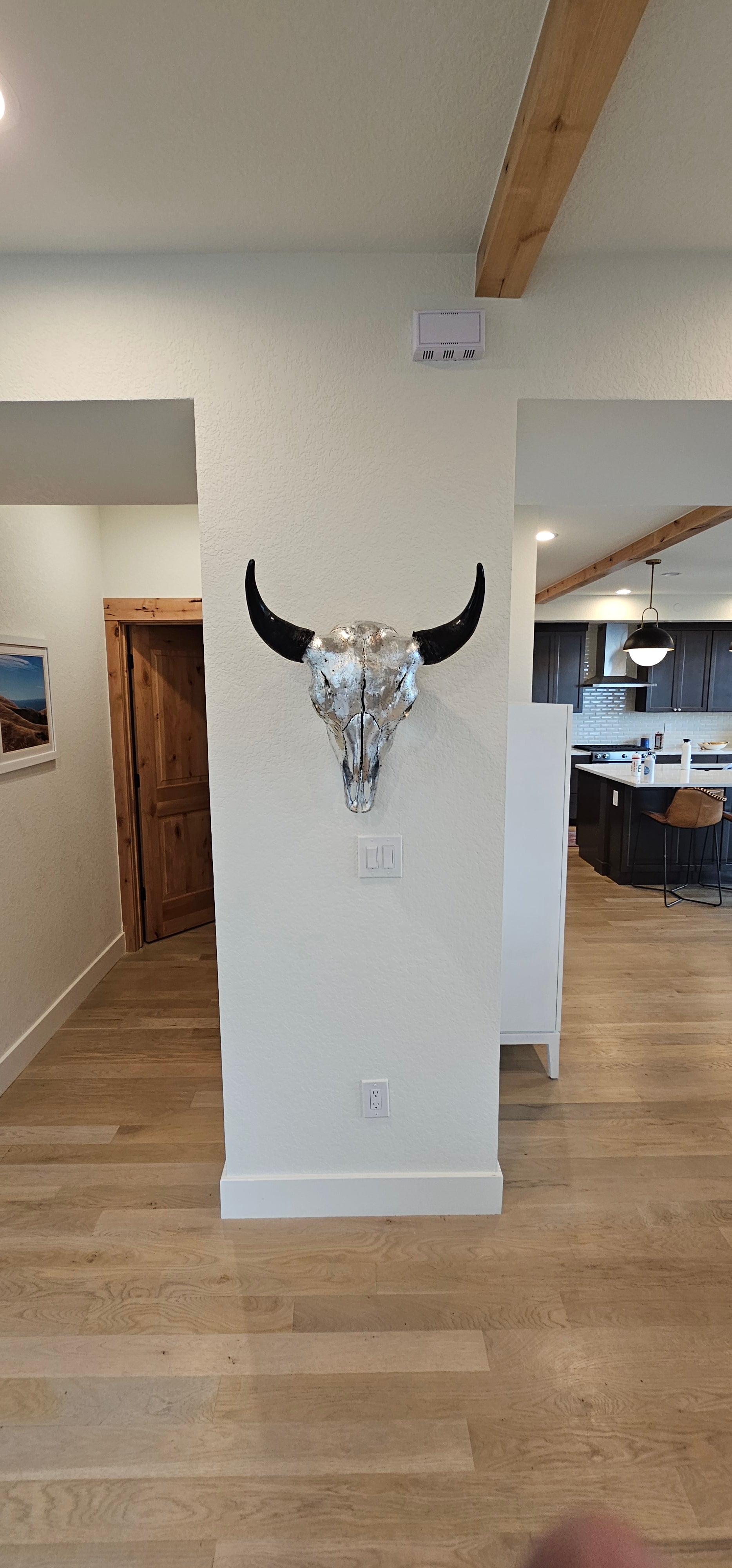 Buffalo Skull – Palladium, Silver, and Pewter Gilded Skull #2